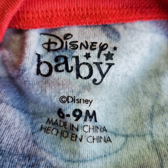 5/$23 Disney One-piece Sleeper Footie Pajamas Fleece Gray 101 Dalmations 6-9M - Picture 3 of 4